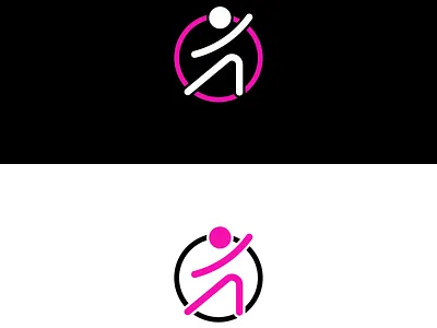 YOGA LOGO ICON DESIGN branding design freelancer graphic design illustration lo logo logo design motion graphics pink color yoga yoga design