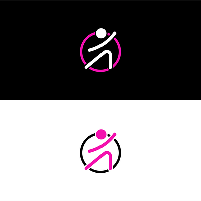 YOGA LOGO ICON DESIGN branding design freelancer graphic design illustration lo logo logo design motion graphics pink color yoga yoga design