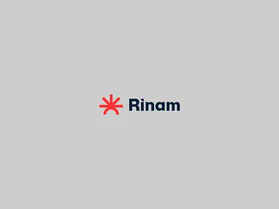 Rinam Logo & Brand identitiy design gear logo logo design sun