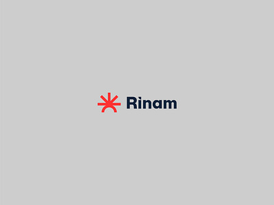 Rinam Logo & Brand identitiy design gear logo logo design sun