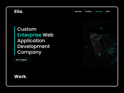 Elia 💖- Design Agency Concept 3d animation branding calendar design designs graphic design illustration landing page logo motion graphics portal saas platform ui ux vector web web application web design