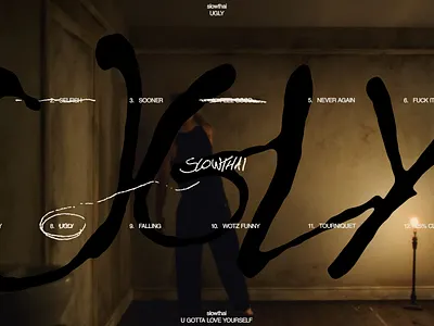 Title Card Concepts album art branding cover art design graphic design illustration logo music video photoshop sblngr title design titles type typogra typography video video title work