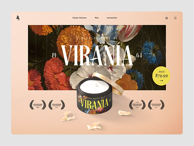 Virania Classic Tinctures branding design ecommerce logo shopify ui ui design ux