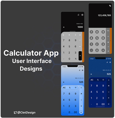 Mobile Calculator App 3d animation branding design graphic design illustration logo motion graphics ui vector