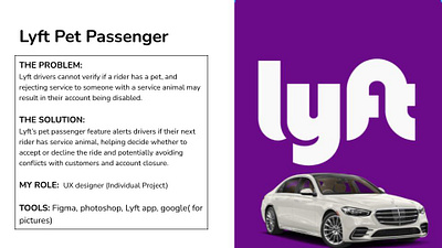 Lyft Pet Passenger branding design logo ui ux