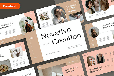 Novative - Creative Portfolio Powerpoint Template abstract business clean corporate download google slides keynote pitch deck powerpoint powerpoint template pptx presentation presentation template professional slides template ui ux web website