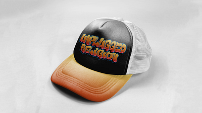UR Trucker Hat ads apparel brand branding cap design graphic design merch mockup store trucker