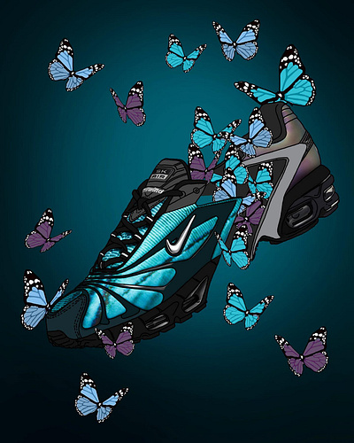 Butterfly effect butterffly illustration nike