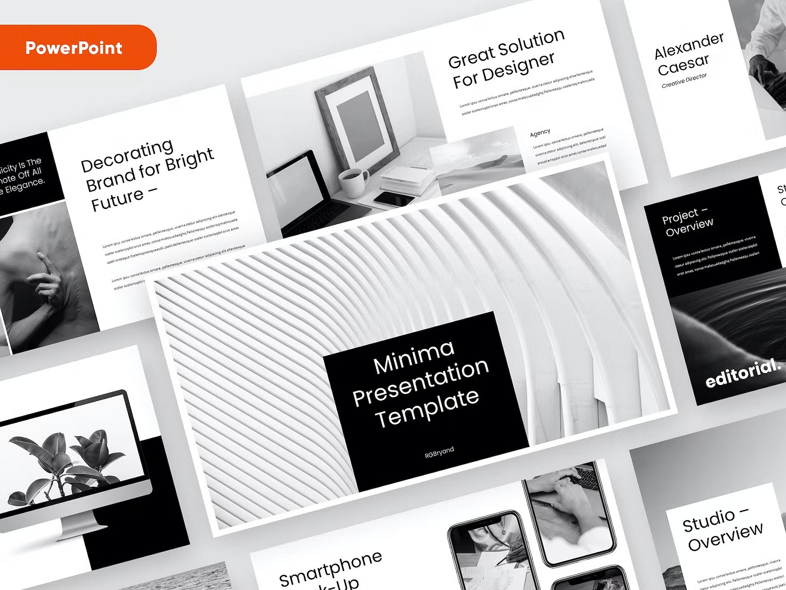 Minimal Powerpoint Template by Presentation Templates on Dribbble