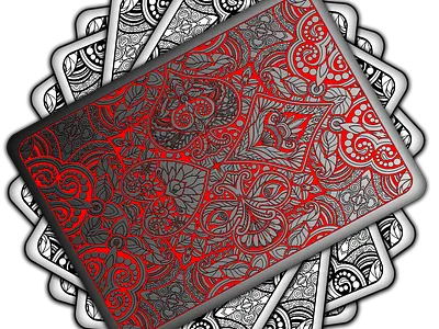 Red Playing Card Deck playing card club