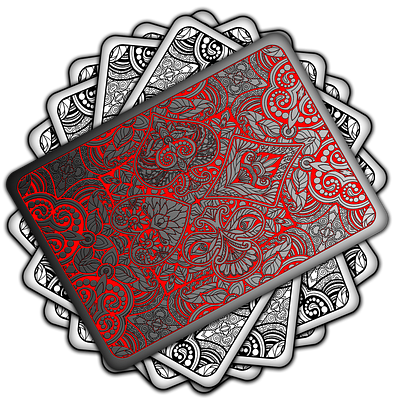Red Playing Card Deck playing card club