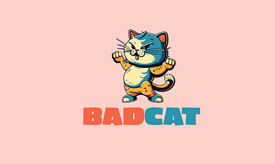 BADCAT - Logo design by Lucian Roman on Dribbble