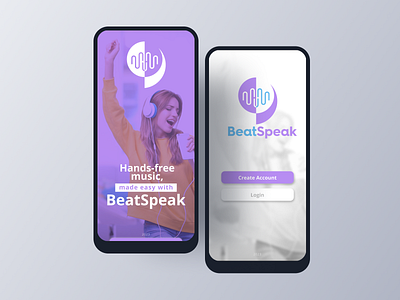 BeatSpeak Music App UI chatgpt logo mobileapp music ui