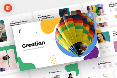 Creatian - Creative Powerpoint Template abstract branding business clean corporate google slides graphic design keynote pitch deck powerpoint powerpoint template pptx presentation presentation template professional slides template ui ux web