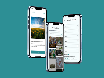 Cleanaija_ A waste management application design management recycling ui ux design waste waste management