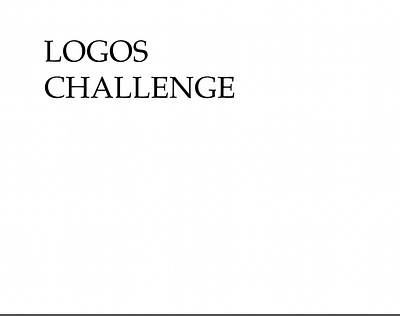 Logo Challenge illustration logo