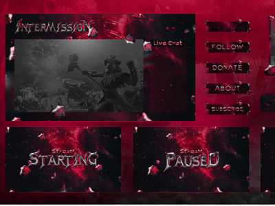 WANDA - VISION Twitch Stream Graphics [PRE-MADE] gaming overlay pack premade stream stream overlay stream pack twitch twitch overlay twitch.twitch pack