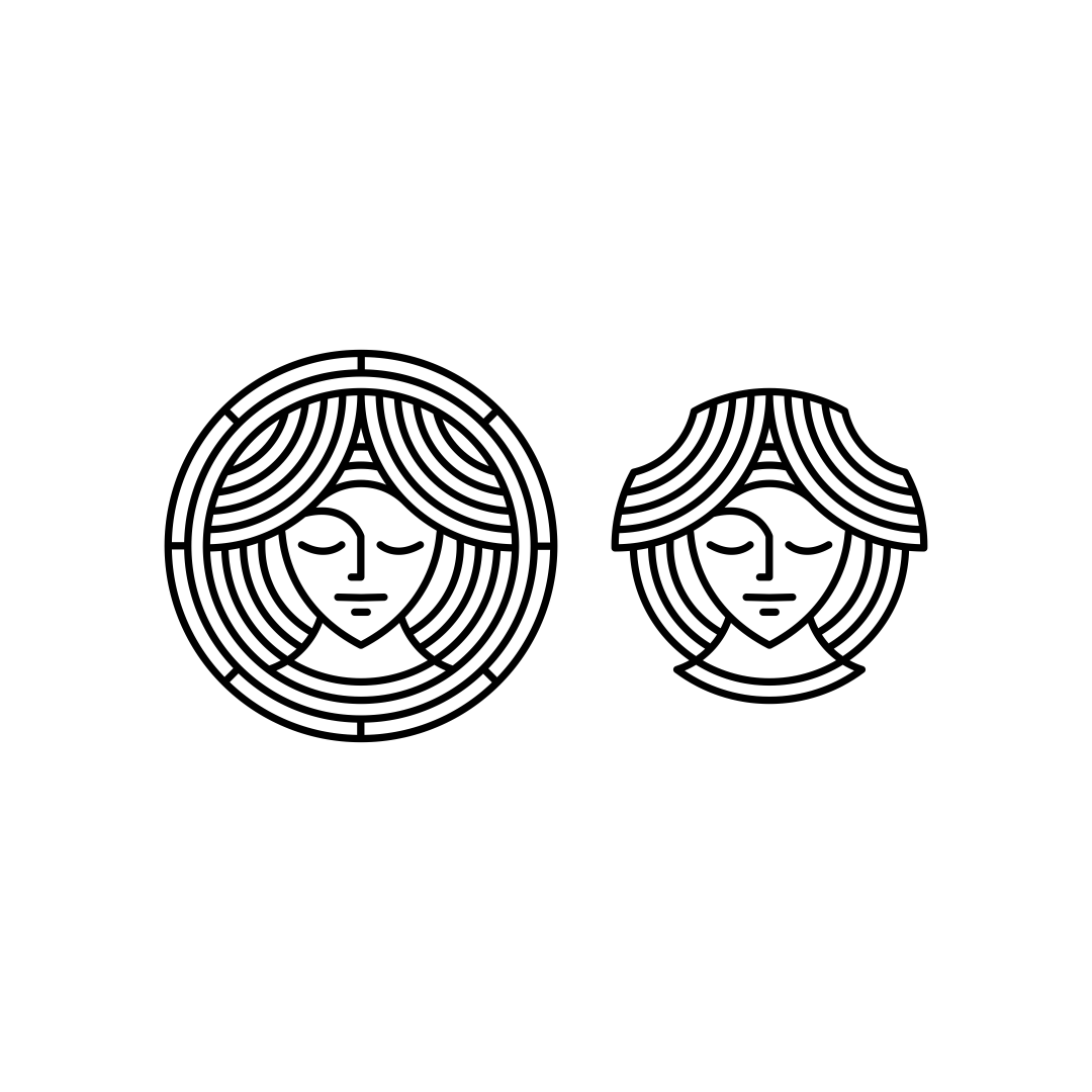 Beauty Line Art Logo app behance branding design dribbble graphic design icon illustration instagram logo logos pinterest twitter typography ui vector