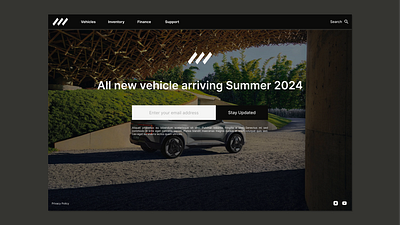 Coming Soon - Desktop arriving automotive cars coming coming soon dailyui desktop new online soon ui vehicle