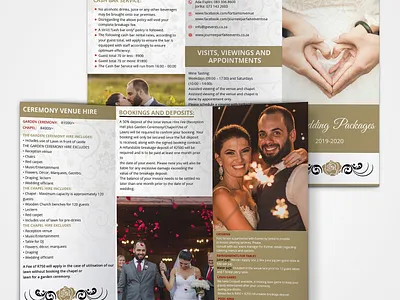 Wedding event Planing Brochure Design adobe adobe illustrator adobe photoshop brochure design graphic design