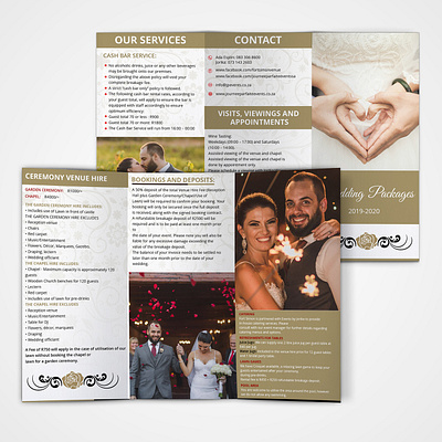 Wedding event Planing Brochure Design adobe adobe illustrator adobe photoshop brochure design graphic design