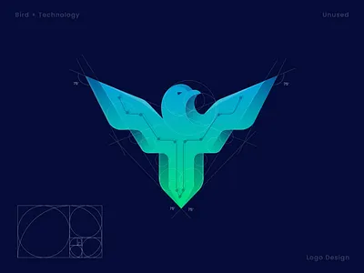 Bird logo, Technology logo abstract logo best logo bird logo branding business company creative logo eagle golden ratio gradient halk illustration logo logo design logo designer logos modern logo simple technology logo unique logo