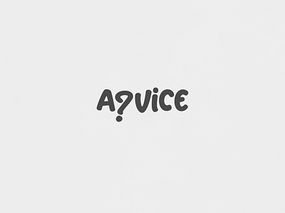 Advice | Typographical Poster graphic design graphics poster sans serif simple symbol text typography uppercase word