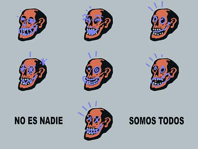 El sinombre - Frame anima character colombia craneo design frame icon icono illustration logo medellin procreate skull