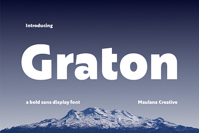 Graton Bold Sans Display Font animation branding design font fonts graphic design illustration logo nostalgic ui