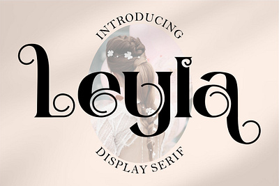 Free Display Serif Font - Layla 80s fonts display serif serif font