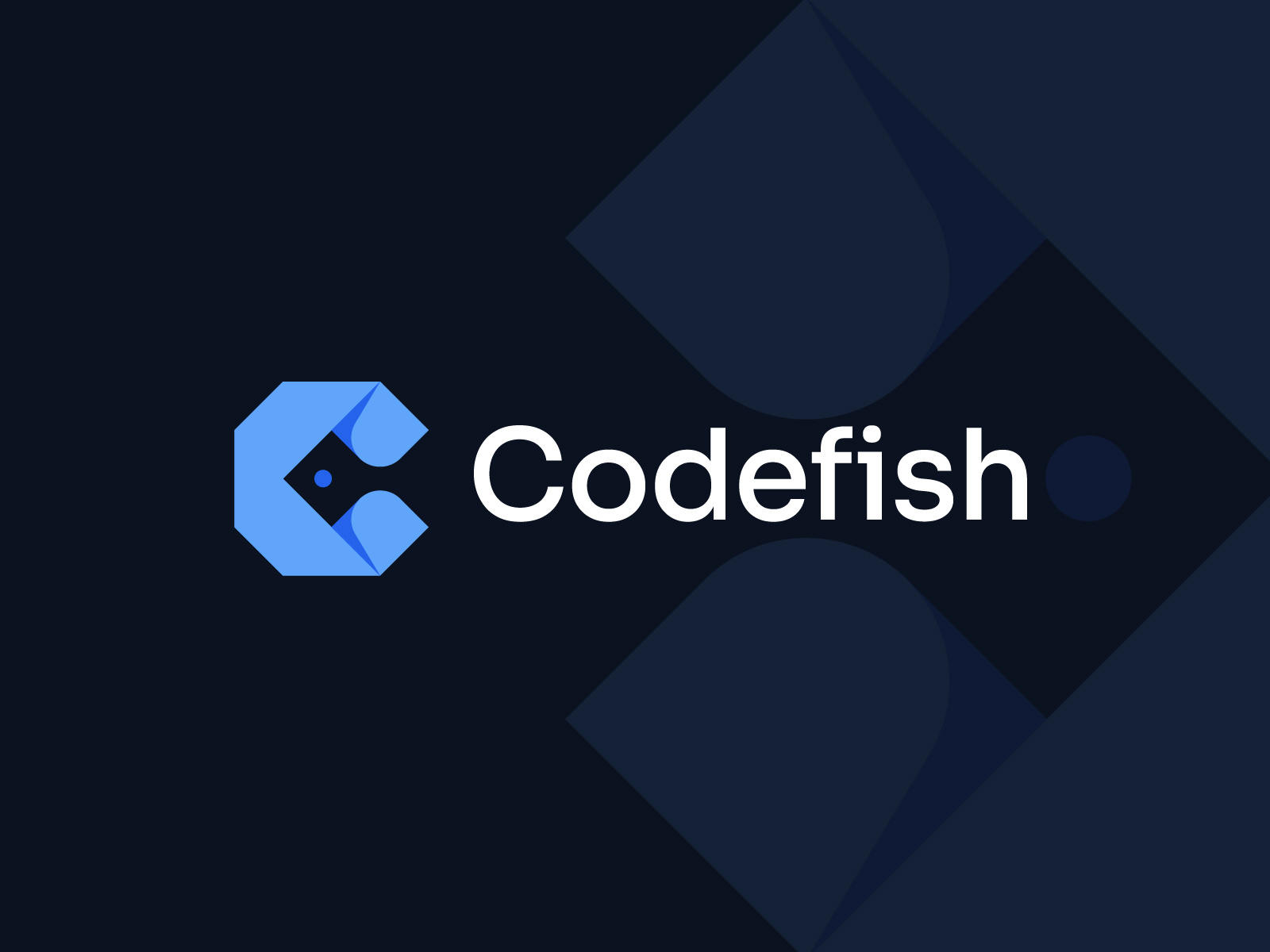 Code Fish branding c c letter logo coding fish icon identity it logo logo designer mark minimalist logo modern logo simple logo software symbol tech top typhography web
