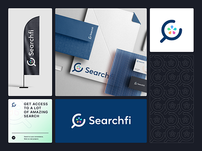 Searchfi Logo Branding a b c d e f g h i j k l m n application brand identity branding design ecommerce flat logo ico icon list logo logotype mark o p q r s t u v w x y z searchfi logo software startup symbol tech technology vector