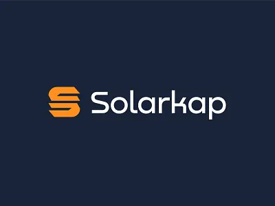 solarkap™ Logo Design a b c d e f g h i j k l m n battery branding bright custom ecommerce energy fun logo designer logodesign o p q r s t u v w x y z panel power rays renewable s letter solar solar panel sun sustainable