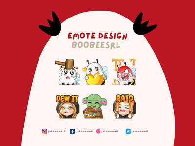 Bundle Emote Design design emote graphic design illustration vector