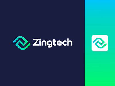 Zingtech logo branding identity design ai brand design branding branding identity company logo creative logo data design graphic design identity letter logo logo logo design logo idea logos monogran software symbol tech logo vector