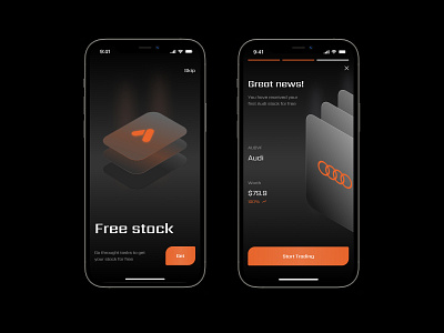 Stock Market App - Mobile Concept branding design graphic design stock ui