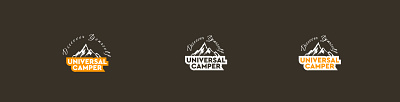 Universal Camper Logo app branding design graphic design illustration logo typography ui ux vector