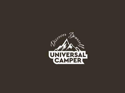 Universal Camper Logo app branding design graphic design illustration logo typography ui ux vector