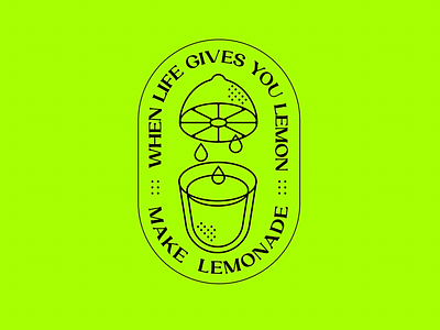 make lemonade branding design emblem fruit illustration juice lemon lemonade logo text