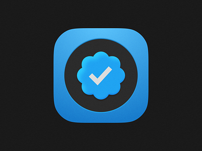 Check Mark App-icon! app app icon brand branding bule check checkmark design figma icon illustration ios ipados logo macos mobile saas twitter
