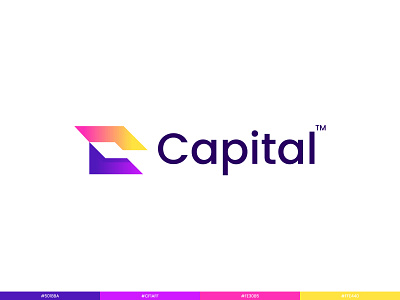 Capital Logo Design, Letter Mark C Logo Design brand identity branding c logo design capital logo currency finance financial logo fintech gradient letter mark c logo logo design logodesigner logos logotype modern letter mark c modern logo monogram payment technology