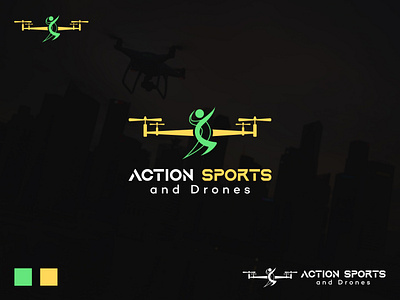 Action Sports & Drone | Logo action sports logo branding design drone drone logo drone logos design graphic design graphic design inspiration illustration logo logo design logo inspiration vector videography logo