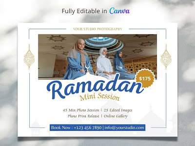 Ramadan Mini Session canva template mini session ramadan mini session