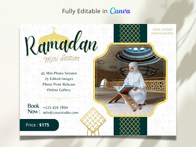 Ramadan Mini Session canva template mini session ramadan mini session