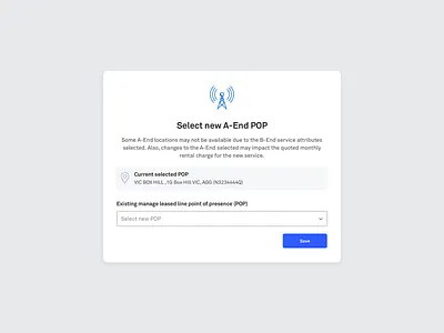 Pop-up clean corporate pop up ui
