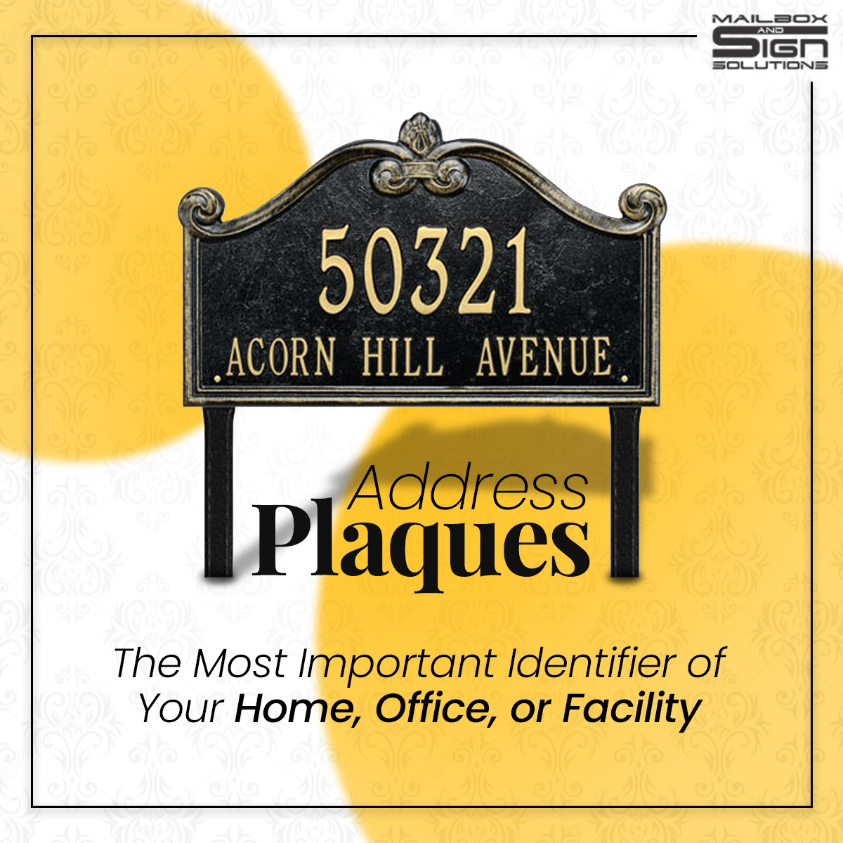 Home, Office Address Plaque by Mailbox & Sign Solutions on Dribbble