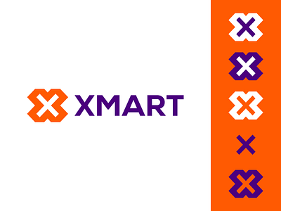 Xmart brand brand identity branding design graphic design identity logo logo design logodesign logotype minimal modern typography