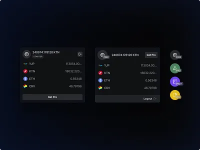 Wallet value cryptocurrency productdesign uxui wallet