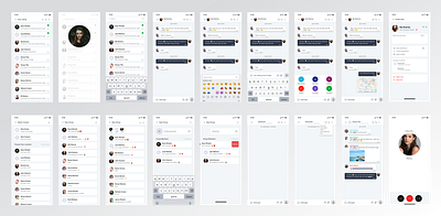 Chatting Application design figmacommunity graphic design ui uiux