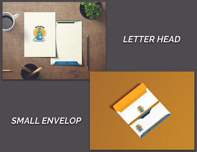 Letter Head & Envelop adobe illustrator adobe photoshop branding corel draw design graphic design illustration logo ui vector